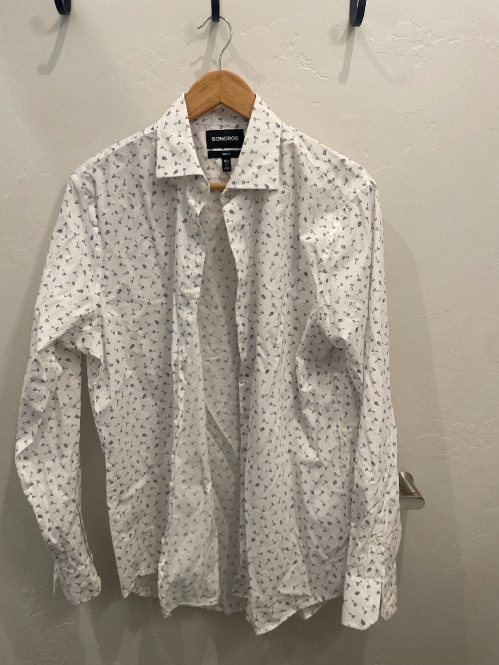 Bonobos tailored for shirt, cocktail pattern